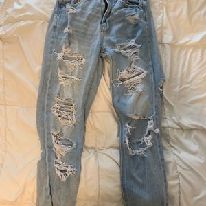 American eagle jeans size 0 ripped